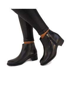 Ankle Leather Boots