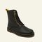 Military Arizona Ankle Boot In Multicoloured Leather In Black And Yellow Colours