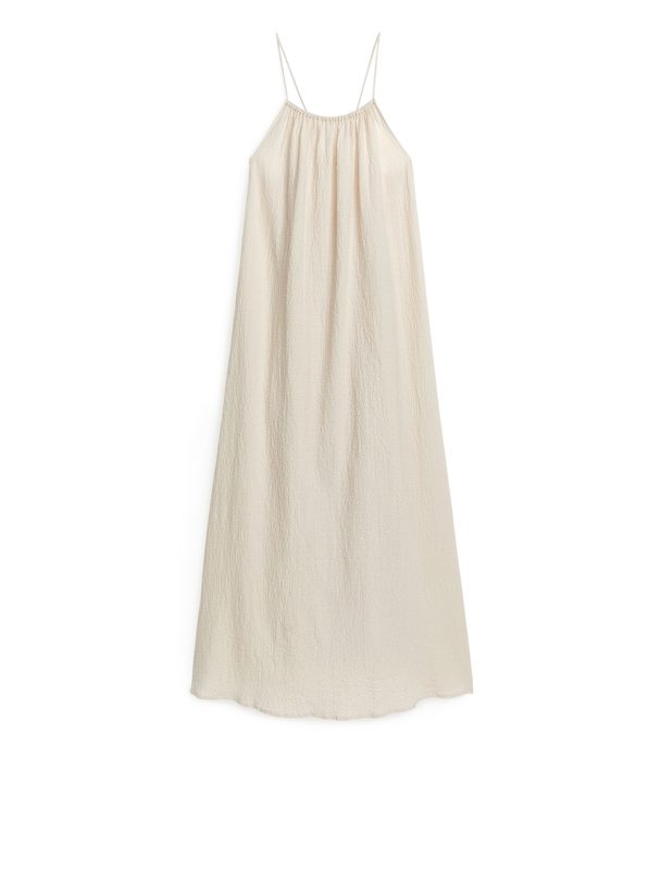 ARKET Cotton Maxi Dress Off White