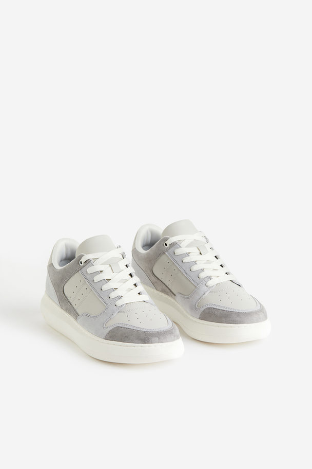 H&M Sneakers Ljusgrå/blockfärgad