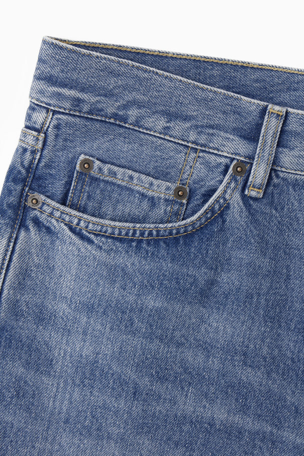 COS Jeans Skim – Raka/avsmalnande Tvättad Blå