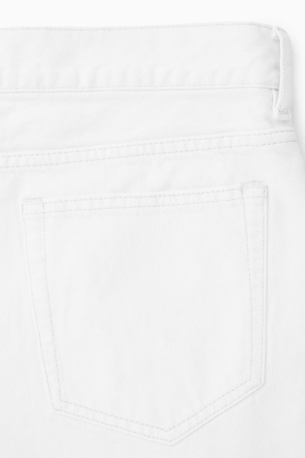 COS Skim Jeans - Straight/cropped White