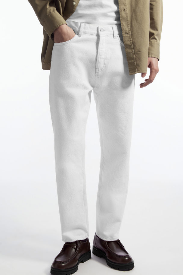 COS Skim Jeans - Straight/cropped White