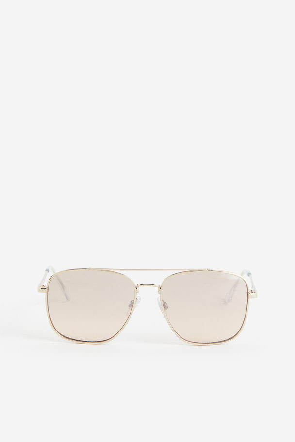 H&M Aviator-style Sunglasses Light Beige