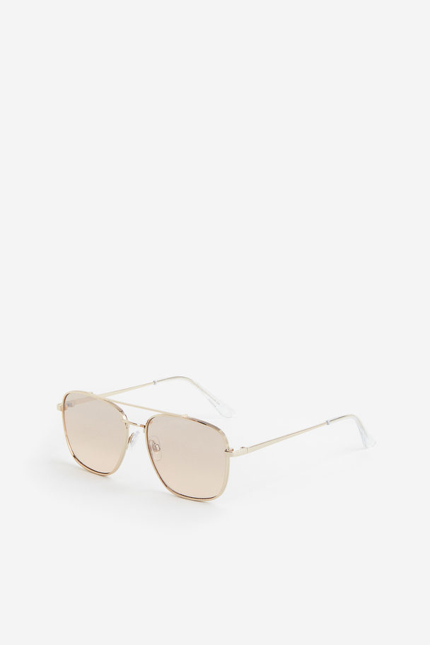 H&M Aviator-style Sunglasses Light Beige