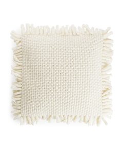 Fringed Cushion Cover 50 X 50 Off-white