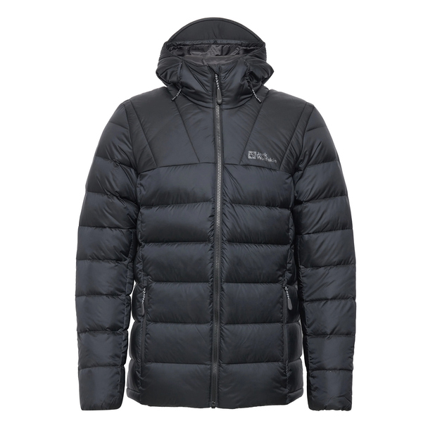 Jack Wolfskin Jack Wolfskin Nebelhorn Down Hooded Jacket Schwarz