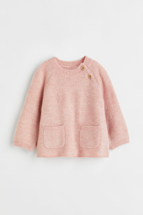 H&M Knitted Jumper Light Pink