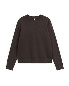 French Terry Sweatshirt Brown