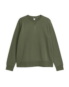 French Terry Sweatshirt Dark Green
