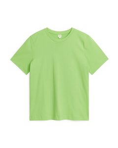 Crew-neck T-shirt Lime Green