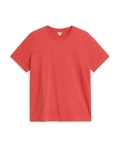 Crew-neck T-shirt Dusty Red