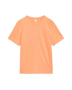 Crew-neck T-shirt Apricot