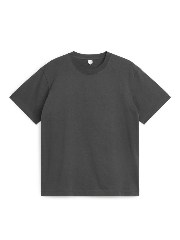 ARKET Midweight T-shirt Dark Grey