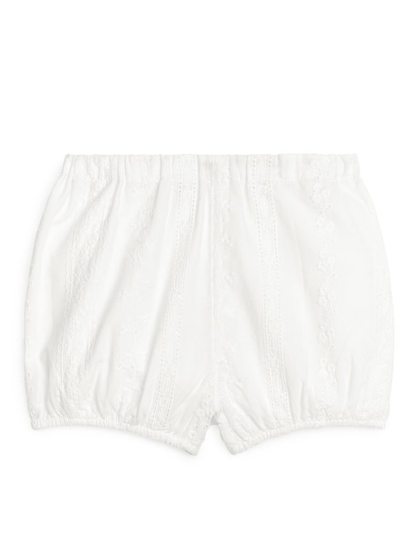 Arket Shorts Med Broderie Anglaise Vit/broderie Anglaise
