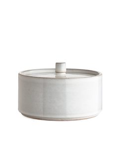 Terrakotta-Behälter, 8 cm Staubiges Weiß