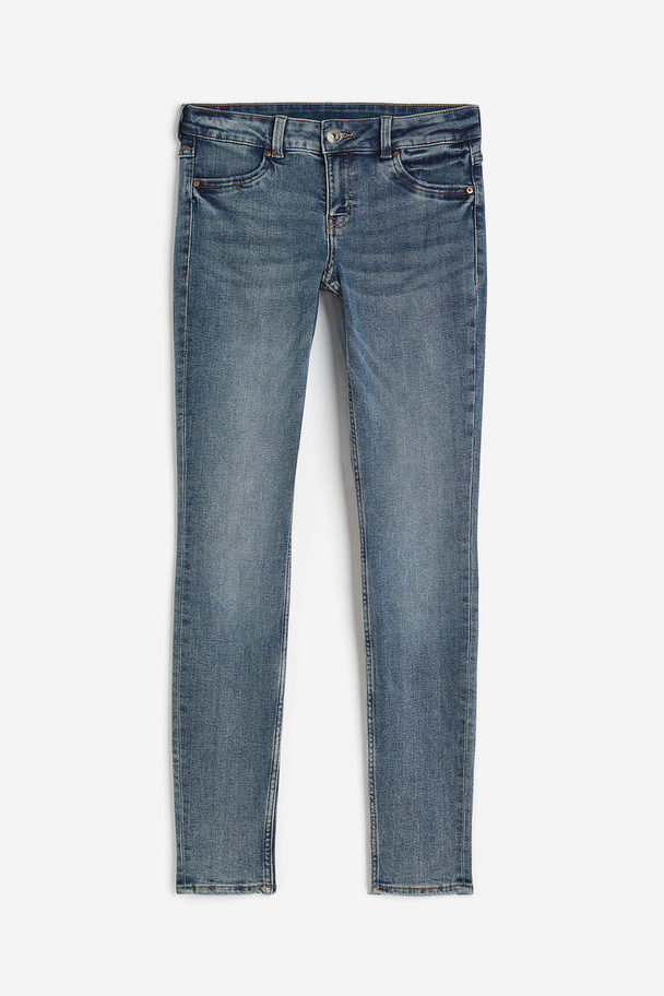 H&M Skinny Low Jeans Denimblauw