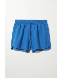 Tan Peached Swim Shorts Blue