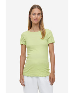 Mama 2-pack Cotton Tops Light Green/white
