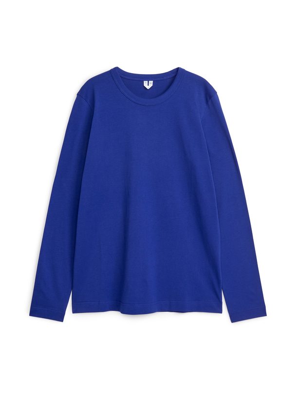 ARKET Long-sleeved T-shirt Bright Blue