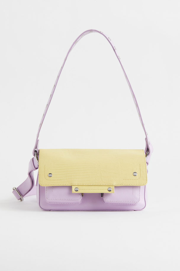 Núnoo Loulou Handbag Lavendel/yellow
