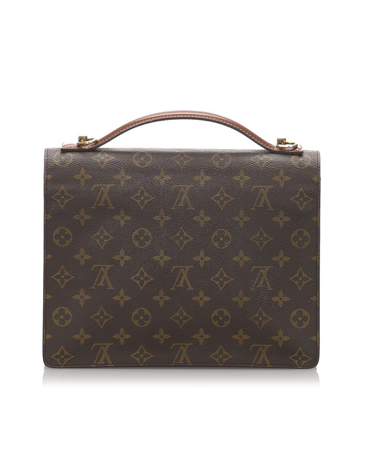 Auth Louis Vuitton Monogram 2way Bag Monceau M51185 Women's Handbag,Shoulder  Bag