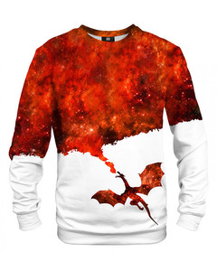 Mr. Gugu & Miss Go Let's Burn It Unisex Sweater Fire Red