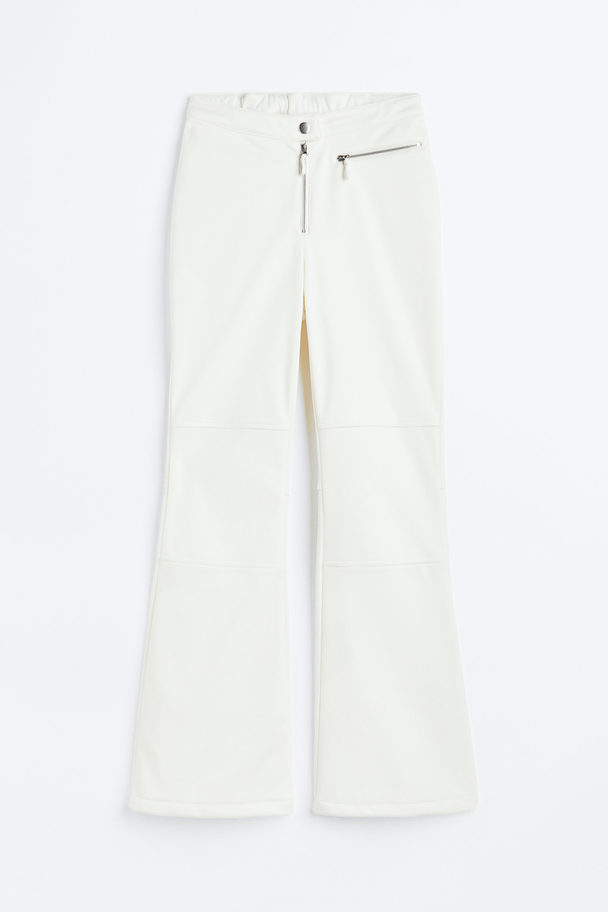 H&M Flared Ski Trousers White