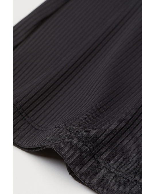 H&M H&m+ Ribbed Jazz Trousers Black