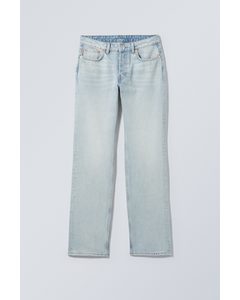 Jeans Pin mit geradem Bein Verträumtes Blau