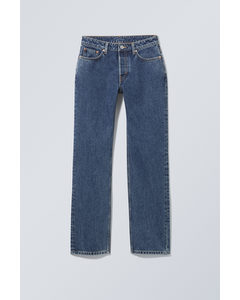 Pin Mid Straight Jeans Nobel Blue