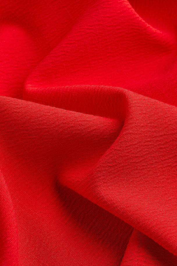 H&M V-neck Dress Red
