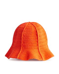 Crochet Hat Orange