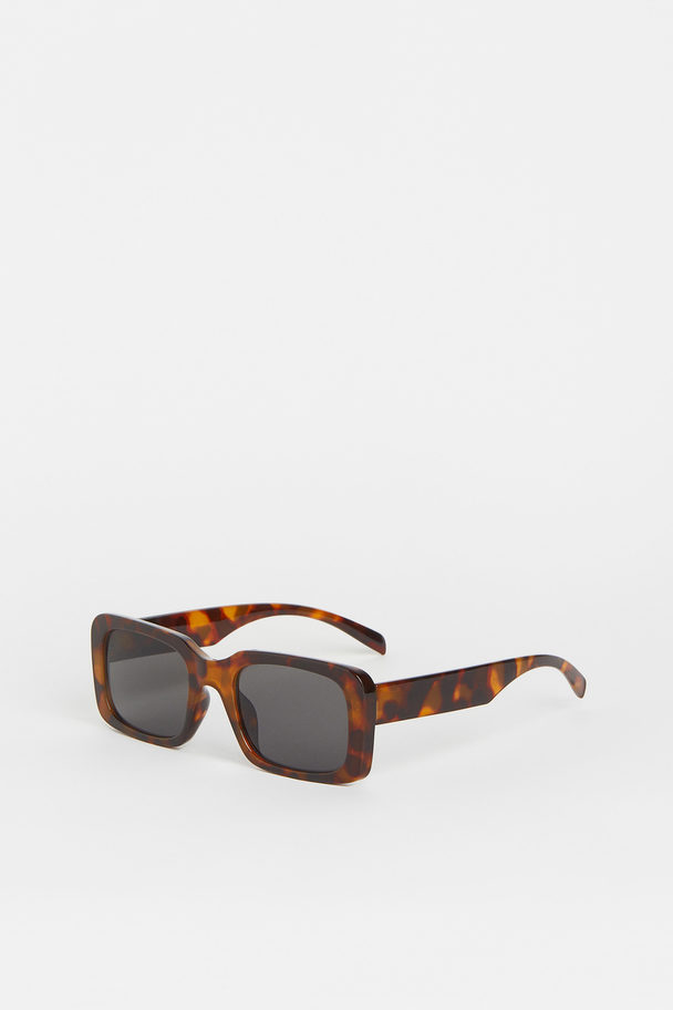 H&M Polarisierende Sonnenbrille Dunkelbraun