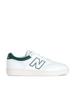 New Balance 480 Unisex Trainers White/green