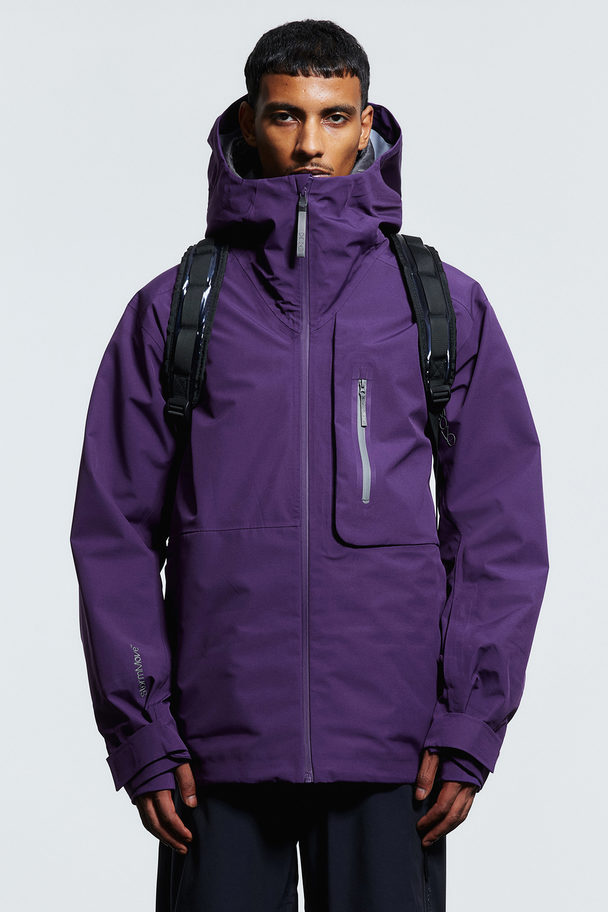 H&M StormMove™ Skijacke mit 3 Lagen Dunkellila