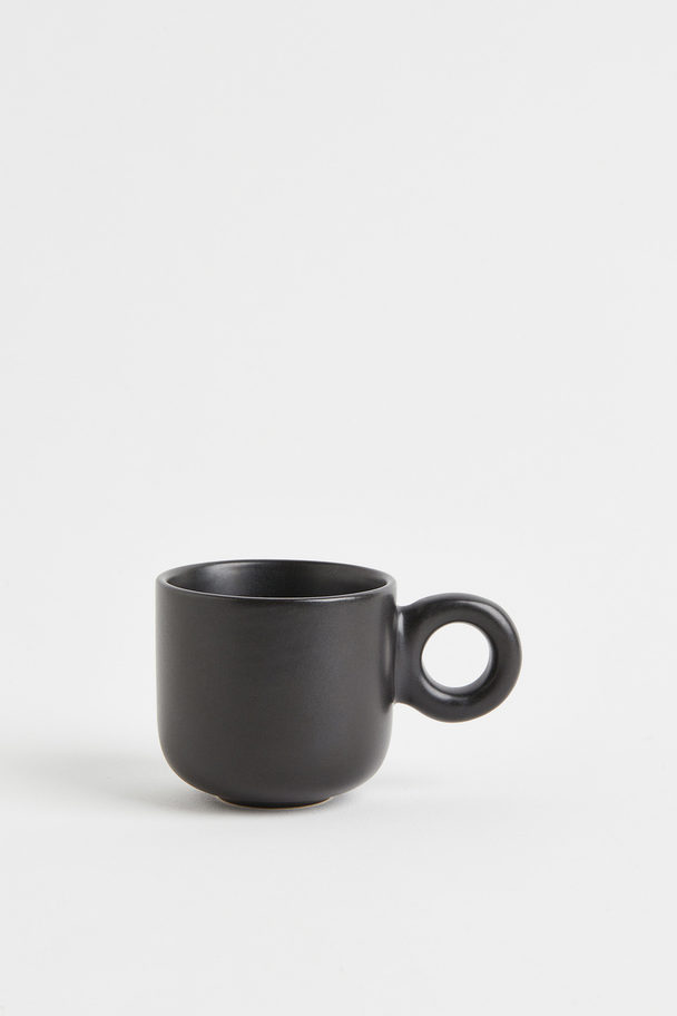 H&M HOME Stoneware Espresso Cup Black