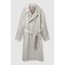Belted Trench Coat Mole Grey