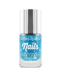 Beauty Uk Glitter Nail Polish - Supernova Blue