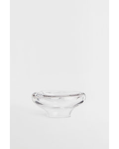 Kleine Schüssel/Vase aus Glas Klarglas