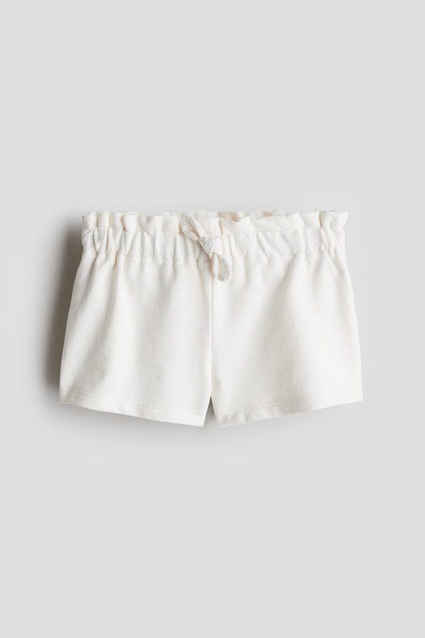 H&M Sweatshirt Shorts White