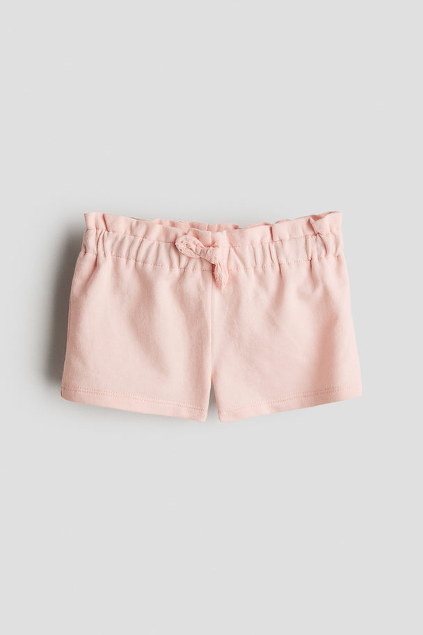 H&M Sweatshirt Shorts Light Pink