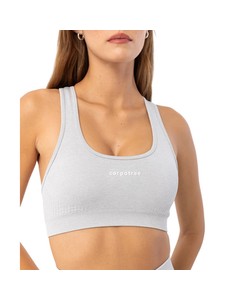 Carpatree Womens/ladies Blaze Melange Seamless Sports Bra