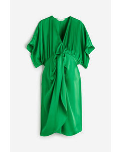 Mama Draped Dress Green