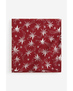 Cotton Tablecloth Red/stars