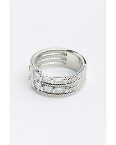 The Baguette Coil Ring Silver