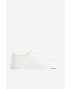 Sneaker aus Canvas Weiß