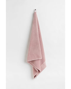 Cotton Terry Bath Towel Light Pink