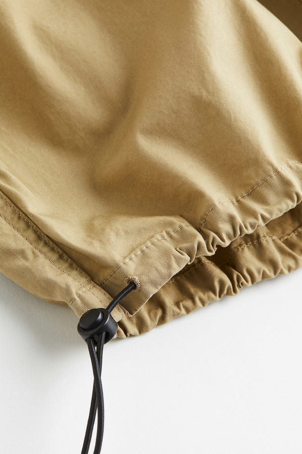 H&M Parachute Trousers Beige