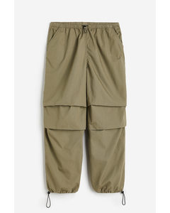 Parachute Trousers Khaki Green